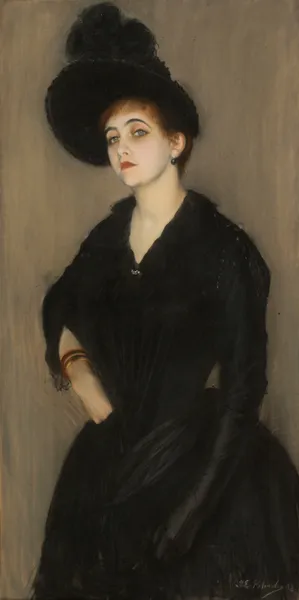 Marie-Blanche Vasnier av Jacques-Émile Blanche