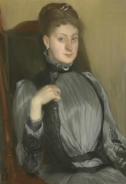 Portrait of a Woman av Jacques-Émile Blanche