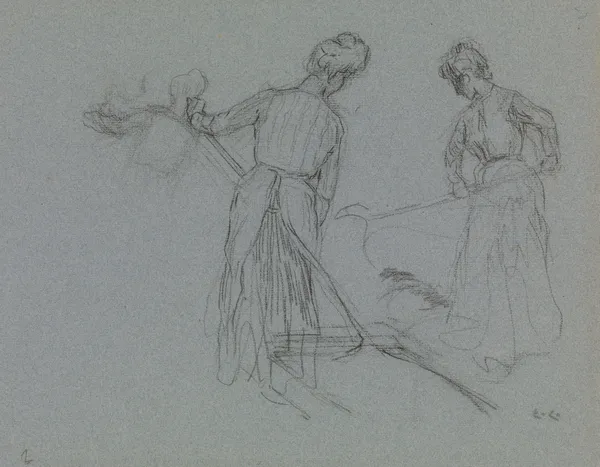 Female Haymakers (study) av Emile Claus