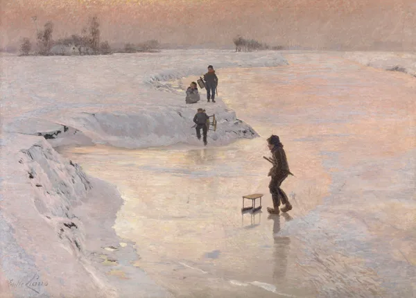Skaters av Emile Claus