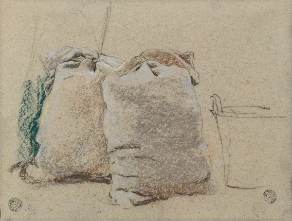 Study of Two Sacks and a Basket (20th century) av Emile Claus