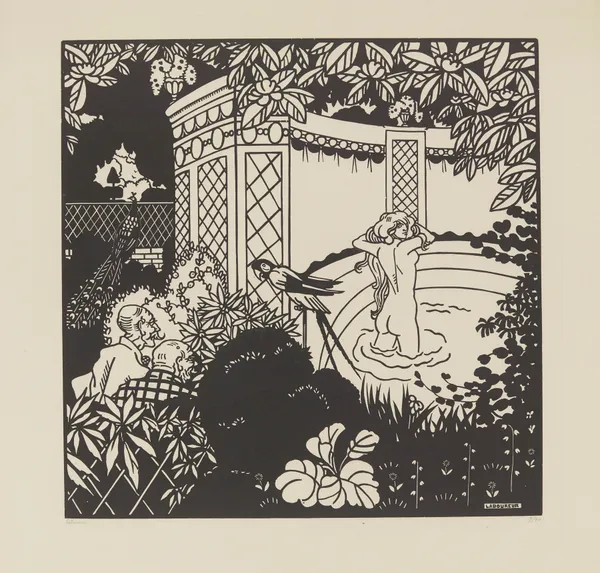 Suzanne au bain av Jean-Émile Laboureur