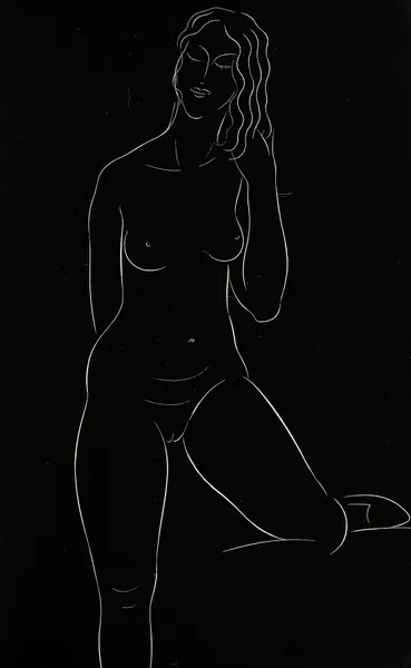 Twenty-five nudes Pl 13 av Eric Gill