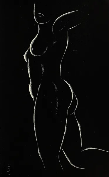 Twenty-five nudes Pl 16 av Eric Gill