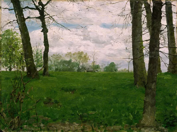 Green Fields av Erik Werenskiold
