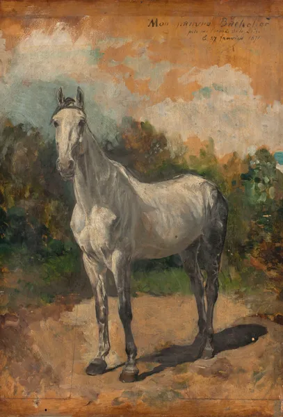 Bachelier, cheval de l’artiste av Ernest Meissonier