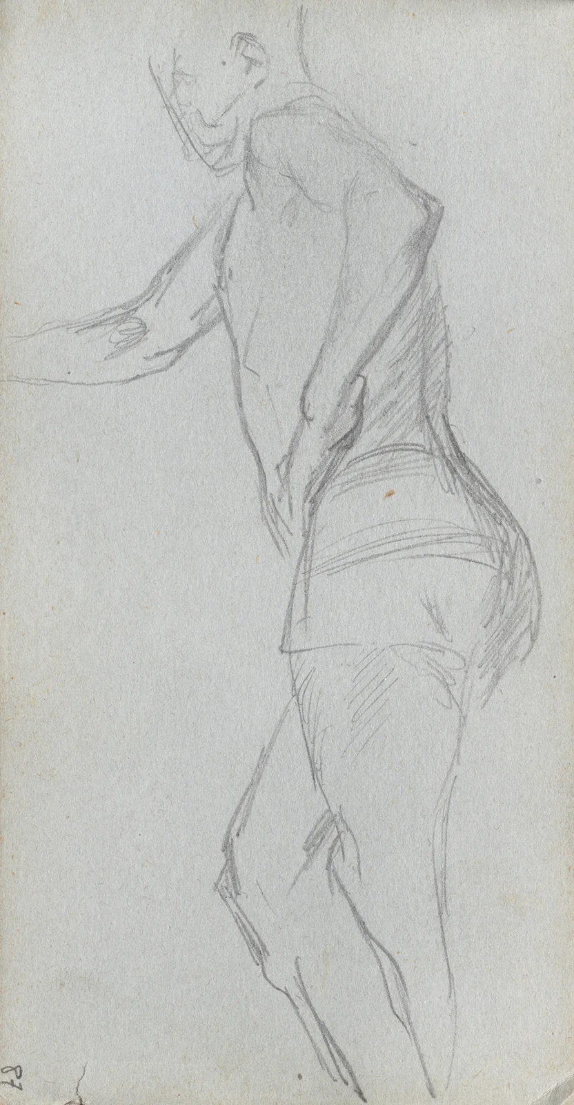 Figure Study 2 av Ernest Meissonier