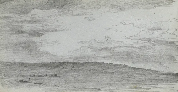 Landscape Study 3 av Ernest Meissonier
