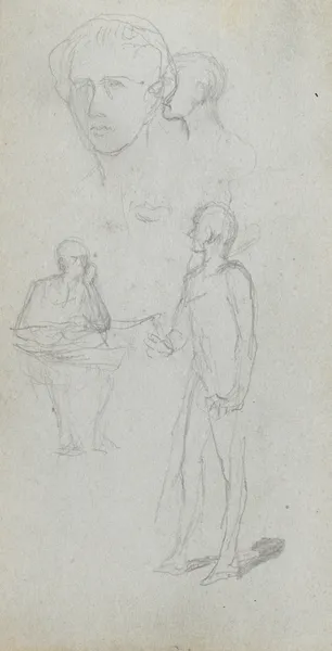 Multiple Figures av Ernest Meissonier