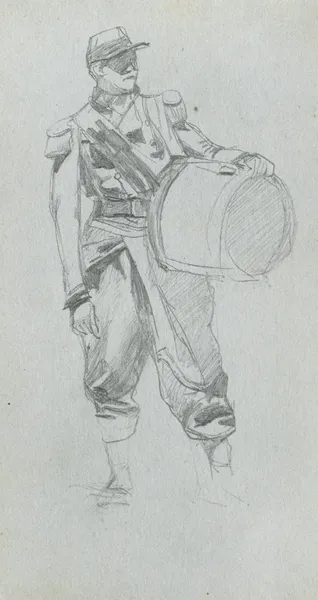 Soldier with Drum av Ernest Meissonier