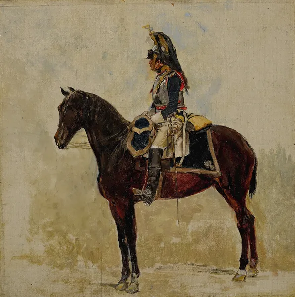 Un Cuirassier av Ernest Meissonier