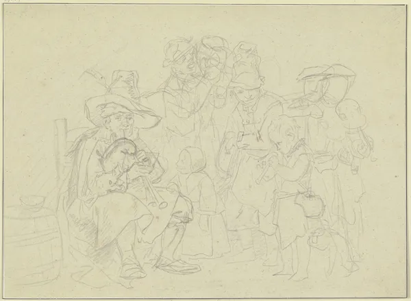 The family of musicians av Christian Wilhelm Ernst Dietrich