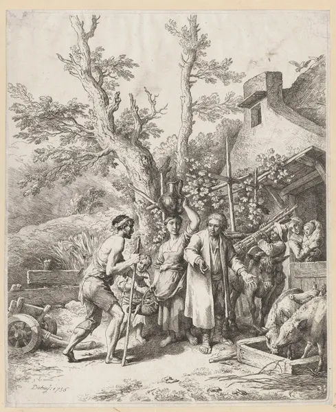 The story of the prodigal son av Christian Wilhelm Ernst Dietrich