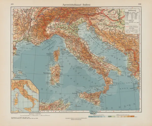 Apenninhalbinsel (Italien) av Ernst Friedrich