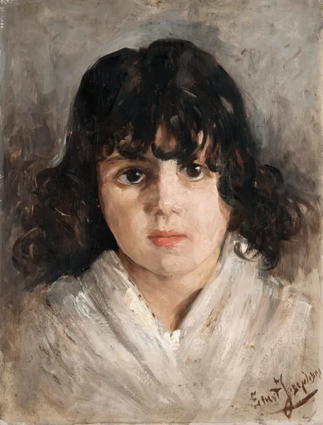 Spanish Girl, Study av Ernst Josephson