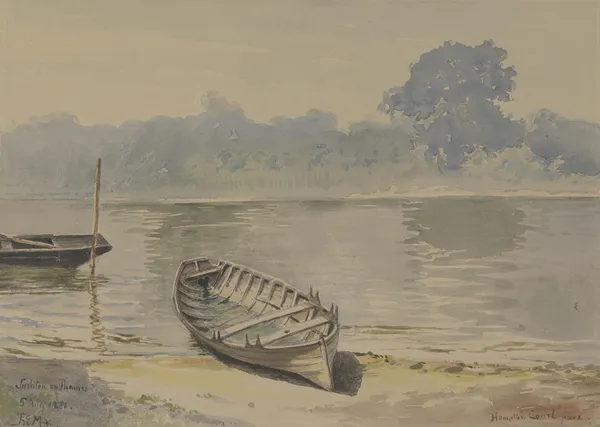 From Hampton Court Park av Friedrich Ernst Morgenstern