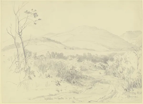 Hof Häusel bei Eppstein im Taunus av Friedrich Ernst Morgenstern