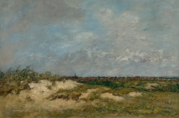 Berck. Les Dunes Par Gros Temps av Eugène Boudin