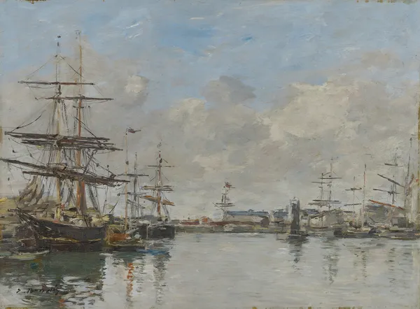 The Harbor of Le Havre av Eugène Boudin