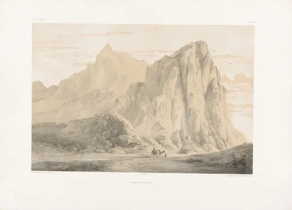 Mont Bi-Sutoun av Eugène Flandin