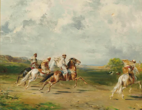 Arab Horsemen av Eugène Fromentin
