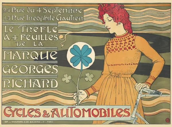 Marque Georges Richard, Cycles & Automobiles av Eugène Grasset