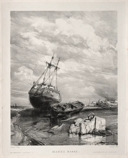 Marée basse av Eugène Isabey