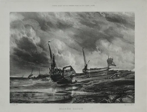 Marée basse av Eugène Isabey