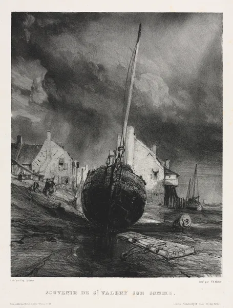Souvenir de Saint Valéry sur Somme av Eugène Isabey