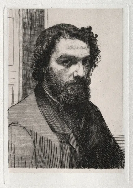 Alphonse Legros av Félix Bracquemond