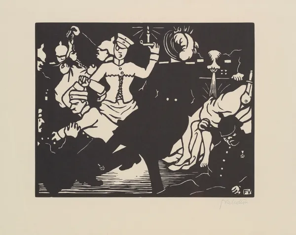 The Orgy (L’Orgie) av Félix Vallotton