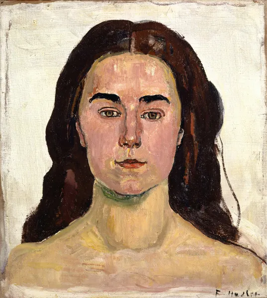 Portrait Of Lina Crot av Ferdinand Hodler
