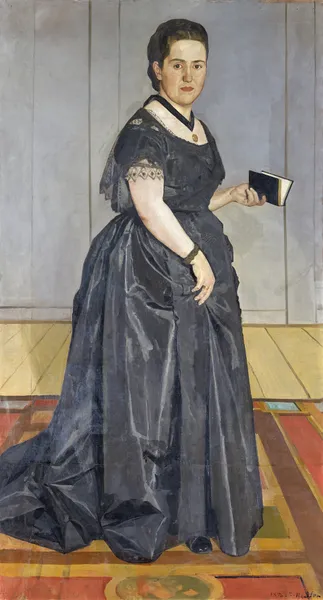Portrait Of Maria Rosa Krebs-Schüpbach av Ferdinand Hodler
