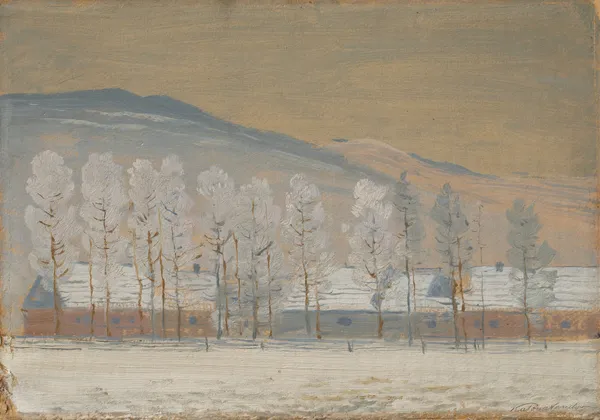 Winter Landscape near Ždiar av Ferdinand Katona