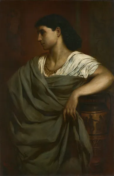 Portrait of Nanna Risi av Ferdinand Keller