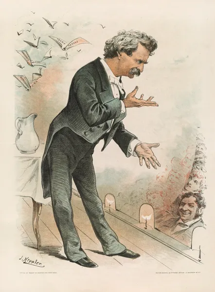 ‘Mark Twain,’ America’s best humorist av Joseph Ferdinand Keppler