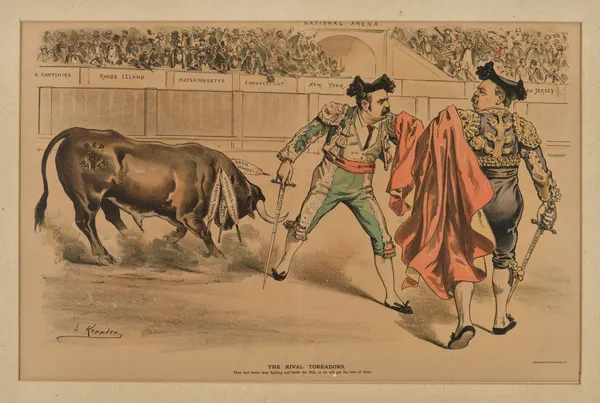 The rival toreadors av Joseph Ferdinand Keppler