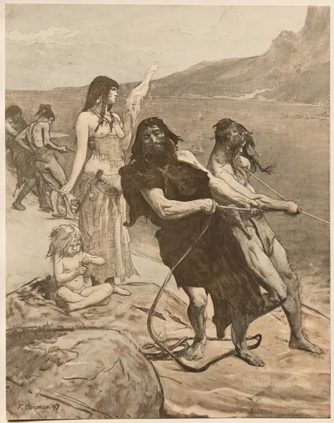 Cité Lacustre av Fernand Cormon