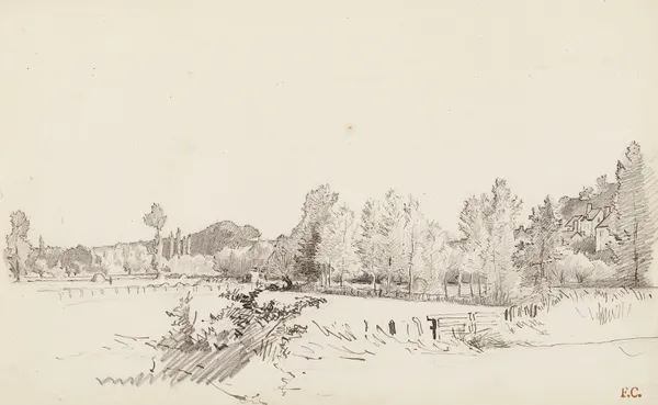 Paysage av Fernand Cormon
