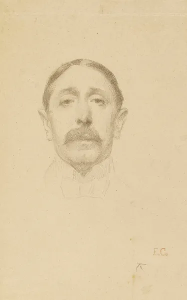 Tête d’homme av Fernand Cormon