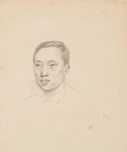 Tête d’homme II av Fernand Cormon