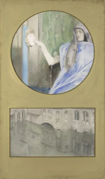 Secret-Reflet (Secret-Reflection) av Fernand Khnopff