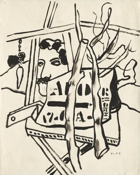 Dans le jardin av Fernand Léger