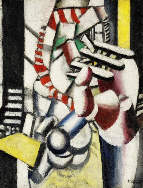 Le Blessé av Fernand Léger