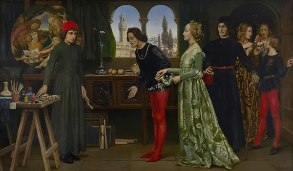 Botticelli’s Studio av Eleanor Fortescue-Brickdale