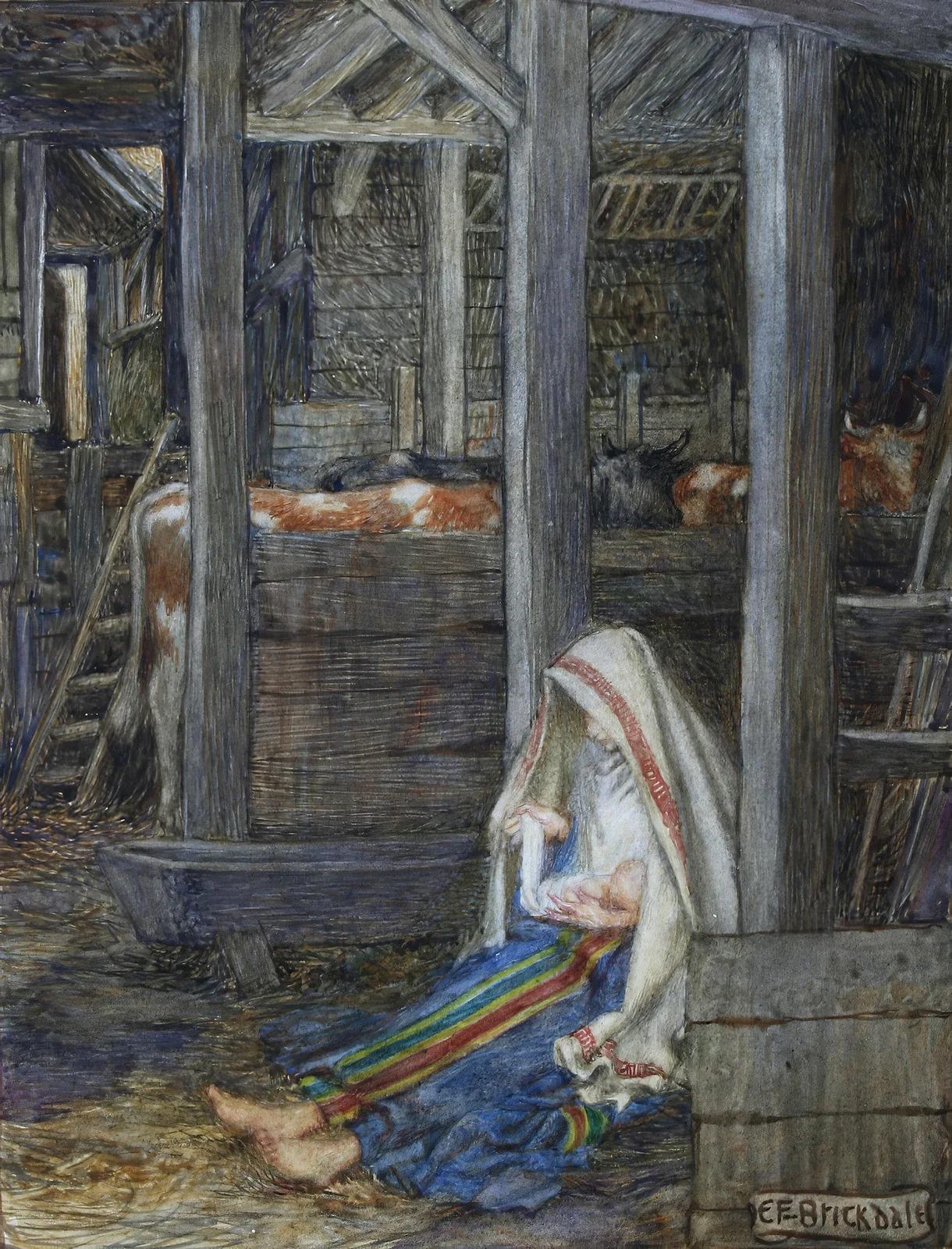 The Nativity av Eleanor Fortescue-Brickdale