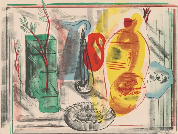 Arrangement of jugs av Frances Hodgkins