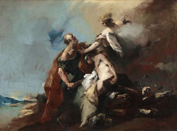 The Sacrifice of Isaac av Francesco Guardi