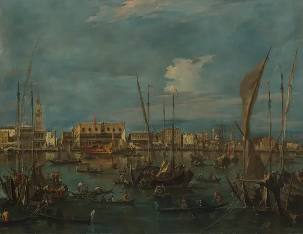 Venice from the Bacino di San Marco av Francesco Guardi
