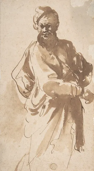 Figure of a Man av Pier Francesco Mola